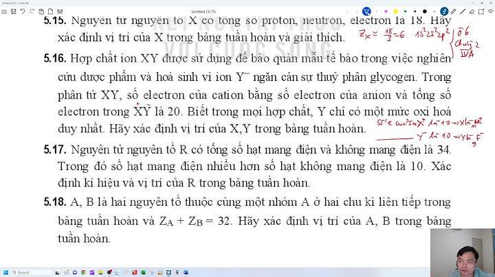 Bài tập hóa 10 chương 2 có đáp án