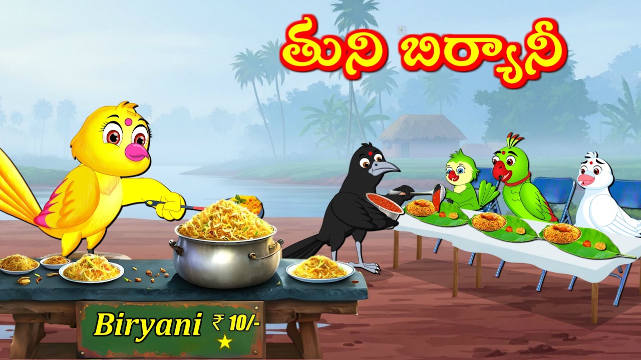 పేద పక్షుల బిర్యానీ   - Tuni Picchuka | Chicchu Kaki -Bujji | Lucy | Best Birds Stories