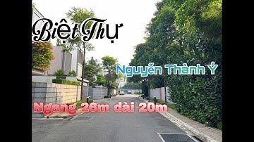 Bán biệt thự quận 1 đường Nguyễn Thành Ý ngang 26m dài 20m 3 mặt tiền