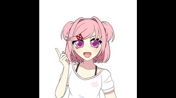 first time trying alight!! 😭  #alightmotion #natsuki #ddlc #animation #tweening