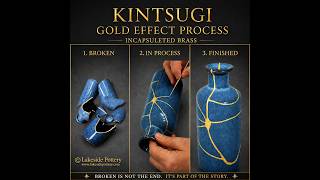 How To Create a Kintsugi Gold Effect Vessel  | Complete Process
