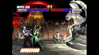 Mortal Kombat Trilogy N64 - Longplay As Reptile