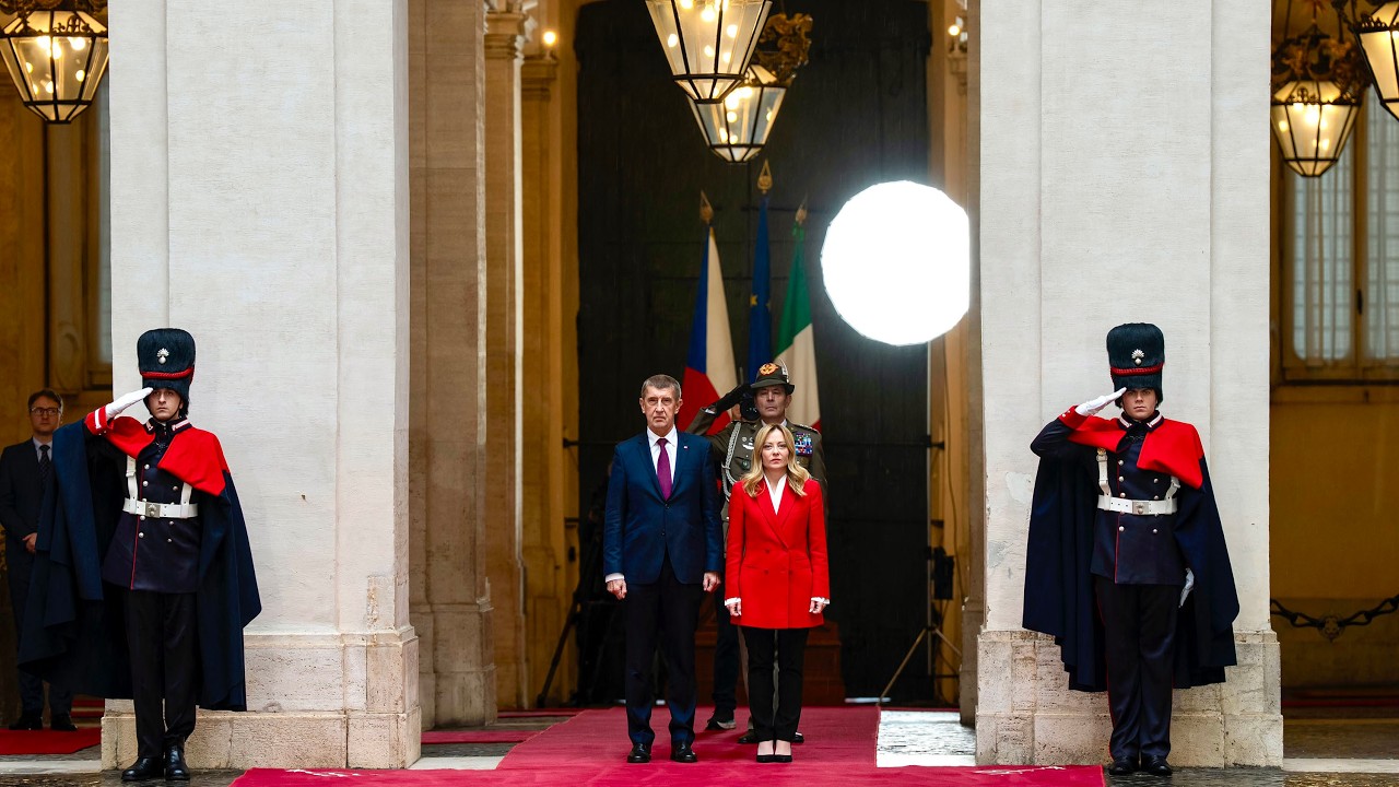 Incontro del Presidente Meloni con il Primo Ministro del Governo della Repubblica Ceca