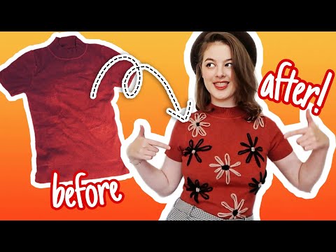 The Style Pile is BACK! ✂️ Ep. 23: Fixing a Damaged Sweater with Yarn Embroidery