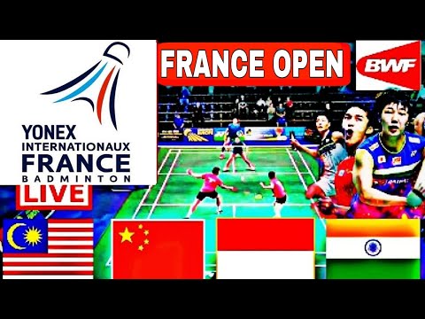 French Open Live Badminton 2024 | Day-1 Round of 32 | bwf live French Open live All Court