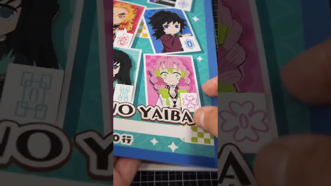 ノートから作る鬼滅の刃3Dポップアップアート Demon Slayer 3D Pop -Up Art made from the notebook #demonslayer #鬼滅の刃 #shorts