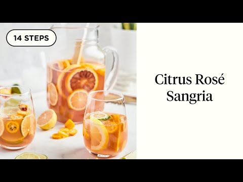 Video: Rose Sangria Med Citrus Og Melon