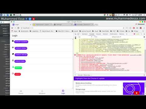 28   Ionic 3 login by Google account