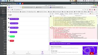 28   Ionic 3 login by Google account