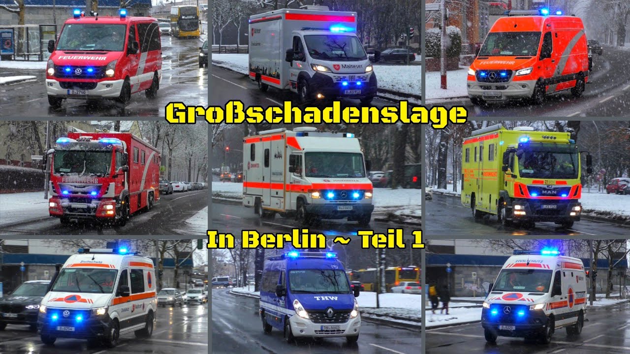 [🚨𝟱𝟬.𝟬𝟬𝟬 𝗛𝗔𝗨𝗦𝗛𝗔𝗟𝗧𝗘 𝗢𝗛𝗡𝗘 𝗦𝗧𝗥𝗢𝗠🚨] Einsatzfahrten》Berliner Feuerwehr, Katastrophenschutz & THW | Teil-1