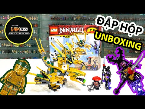 Video Review Lego Rồng vàng của Lloyd Ninjago 70666 The... - youtube