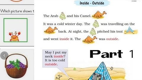 NCERT Maths Class 1 | Chapter 1 Shapes and Space |  Part 1 | Concept of Inside & Outside