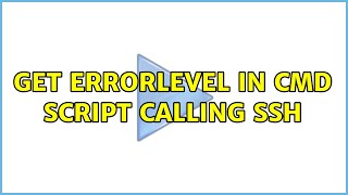 Celebrity Get errorlevel in cmd script calling ssh Wealth