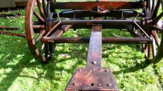 Old Western Wagons - Old Western Running Gear - Wooden Spoke Wheels http://www.oldwesternwagons.com/ - This is a fine antique of the Old West. Great shape and in working condition.