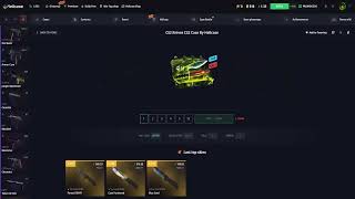 My First CS2 Hellcase Knives Case