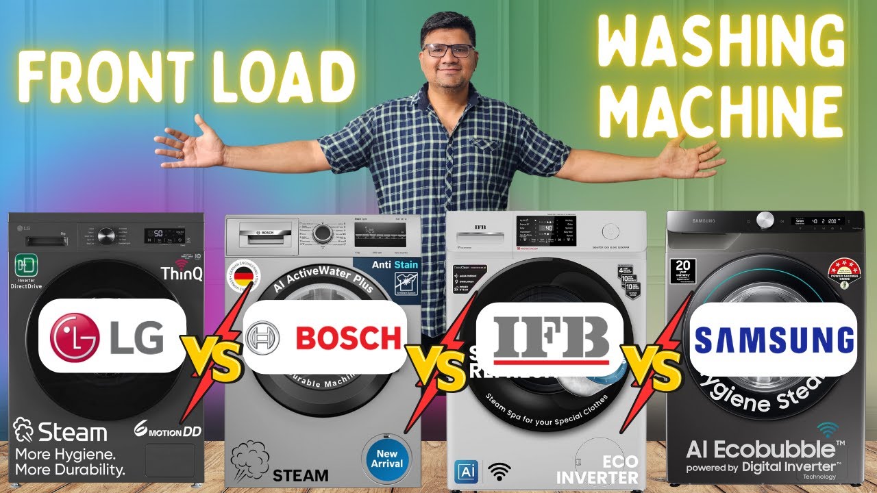 Best Front Load Washing Machine 2026⚡ LG vs IFB vs Bosch vs Samsung ...