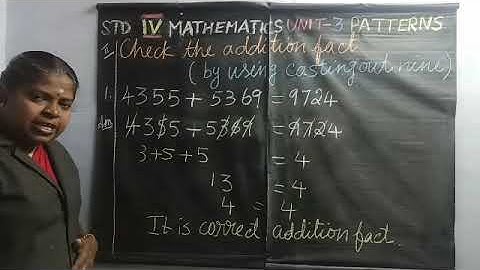 4th std MATH Term-1,unit-3 PATTERNS (Part 2/3)- Casting out nine- Samacheer English Medium