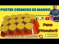 ¡VASITOS DE POSTRE CREMOSO DE MANGO! (MOUSSE DE MANGO) Receta facil para vender *mesa de postres*