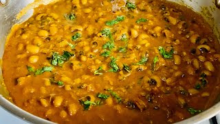 വെള്ളപയർ മസാല|| Lobia Masala || Black Eyed Beans Recipe || DELICIOUS RECIPES