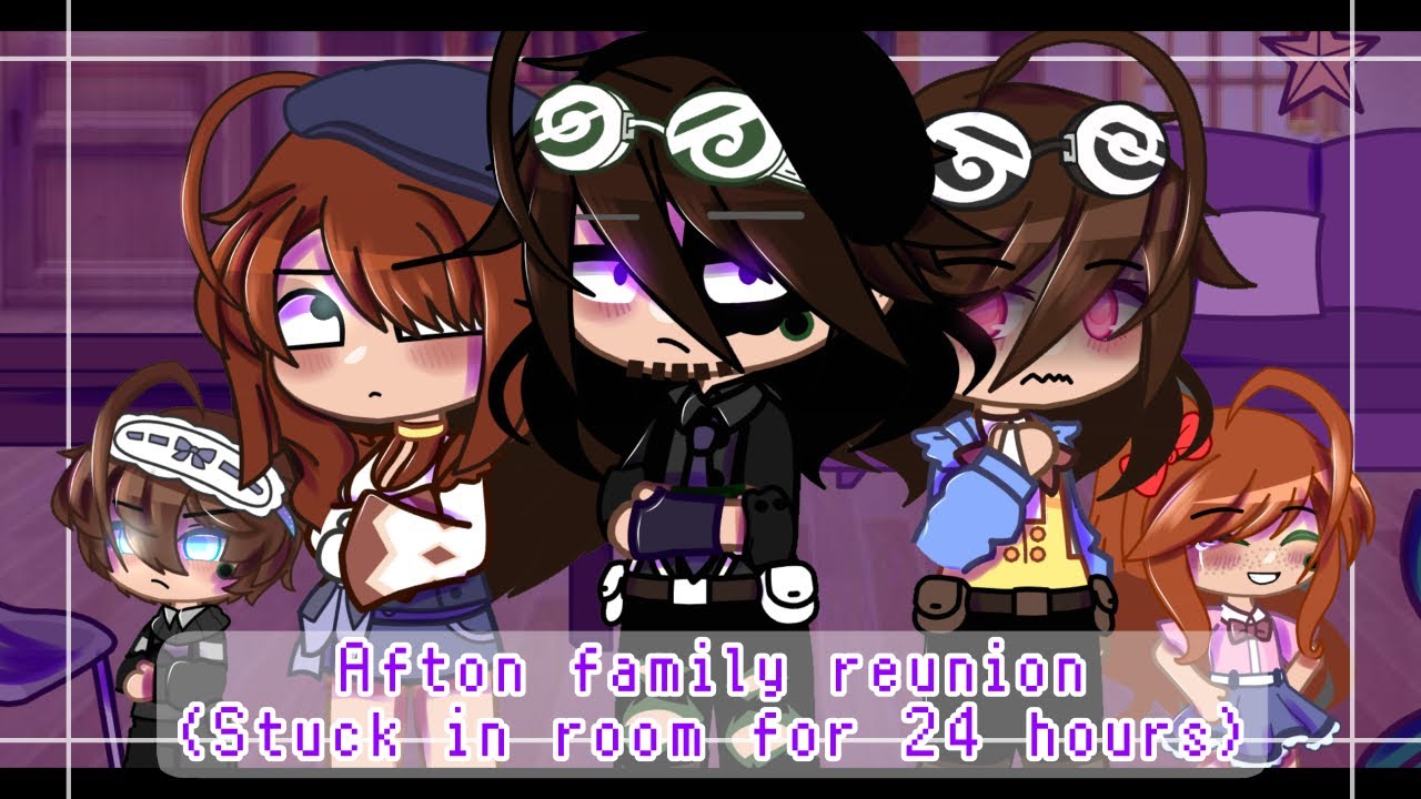 Afton Family STUCK in Room for 24 Hours! //+Cassidy!// (Angst, My AU) Gacha club