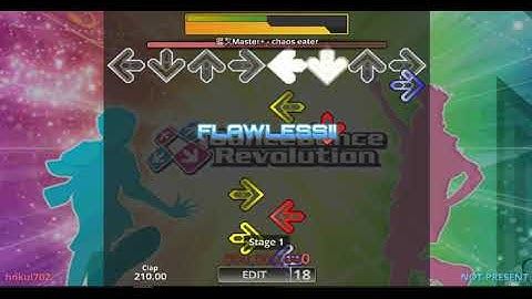 [DDR EDIT/DP] chaos eater / 猫叉Master+ (Lv. 18)