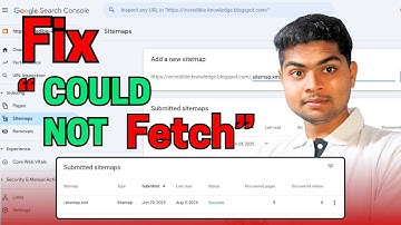 How to fix sitemap couldn