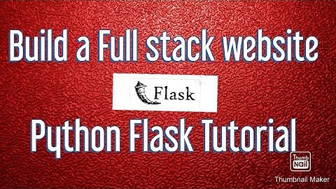 Python Website Tutorial using Flask