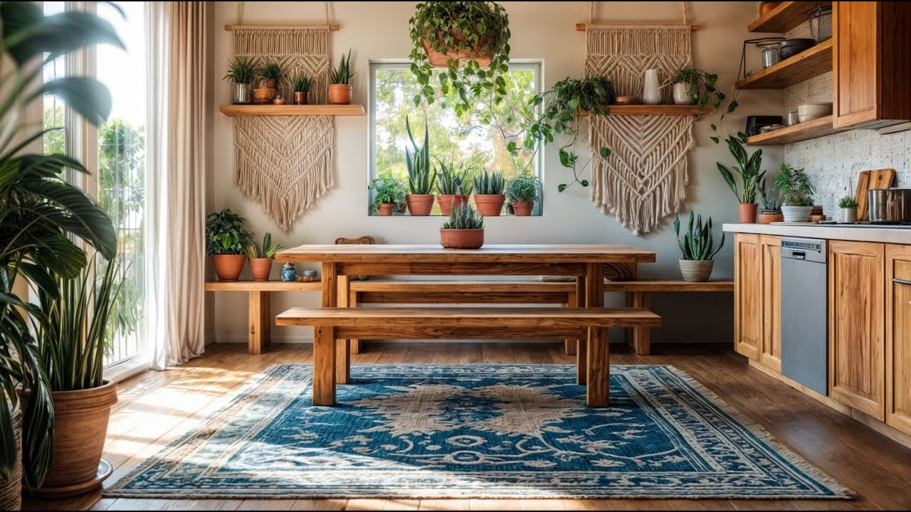 Make a Personal Statement with a Bold Boho Kitchen