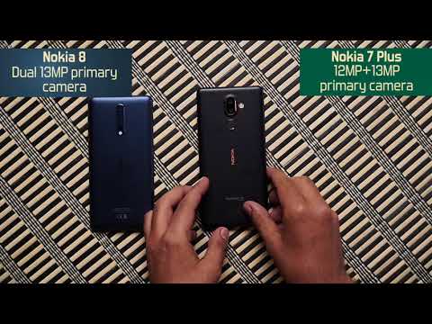 Nokia 7 Plus vs Nokia 8: Comparison with camera samples [Hindi हिन्दी]