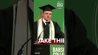 College graduate walks across stage at commencement after being paralyzed playing high school hockey