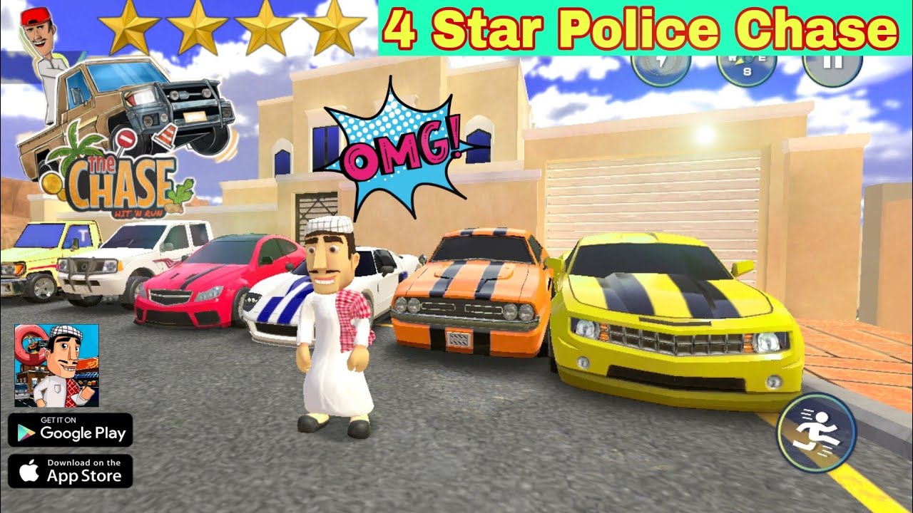 What's So Interesting About 😨4 STAR POLICE CHASE | CHASE HIT AND RUN GAMEPLAY😂?