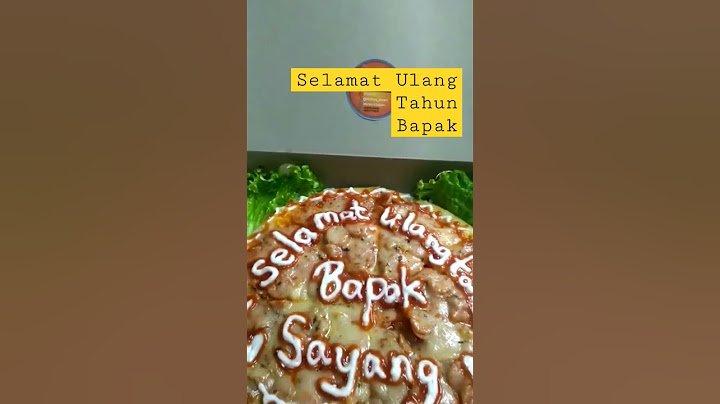 Selamat Ulang Tahun Bapak