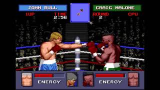 Evander Holyfields Real Deal Boxing (Genesis)- Gameplay 2