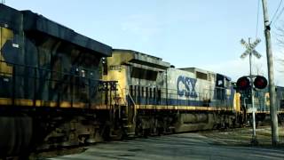 CSX Freight Around the Corner in Deshler, OH