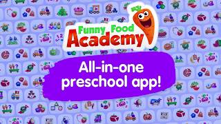 Funny Food Academy - be ready for school with Funny Food! screenshot 1