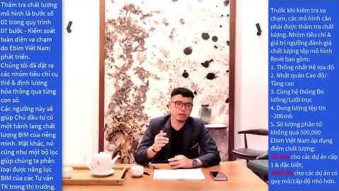 Đánh Giá Chất Lượng Mô Hình BIM - Revit - 03 Cụm Tiêu Chí Thường Gặp | Ebim Việt Nam