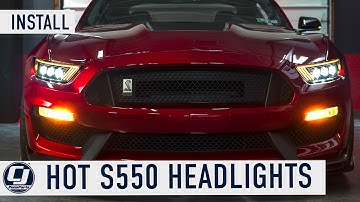 Light Up Your 2015-2017 Mustang or S550 Shelby with these Alpharex Headlights!