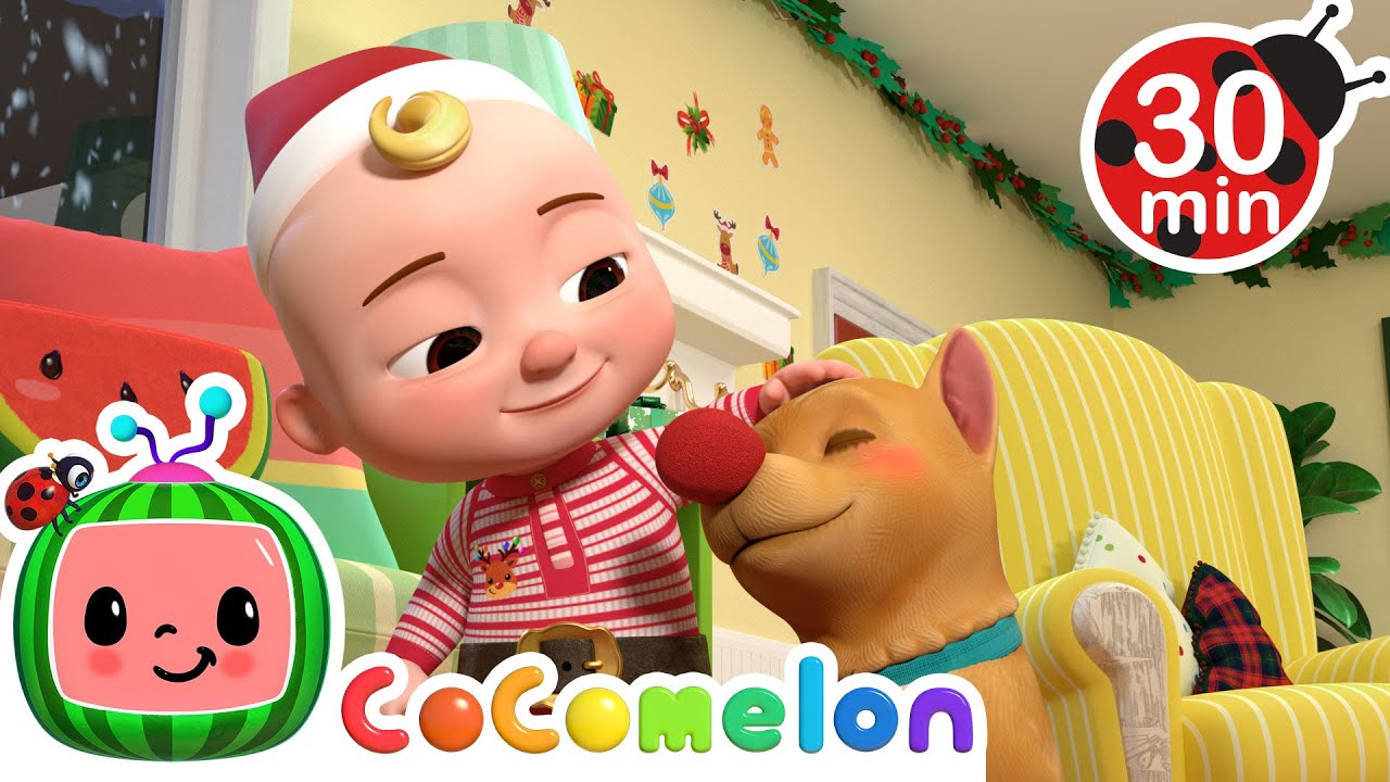 Santa JJ Delivers with his Helper! | Cocomelon and Little Angel Nursery Rhymes