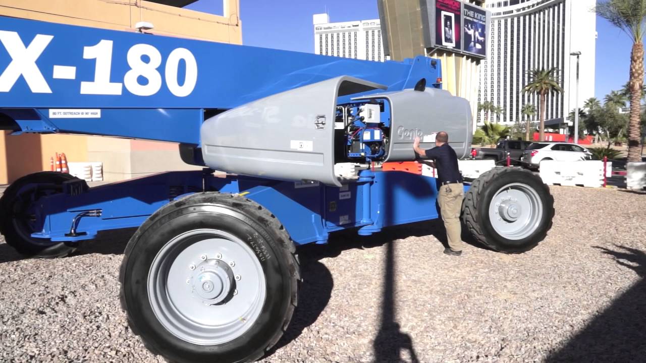 Product Review Genie SX 180 Telescopic Boom Lift YouTube Product Review Genie SX 180 Telescopic Boom Lift YouTube
