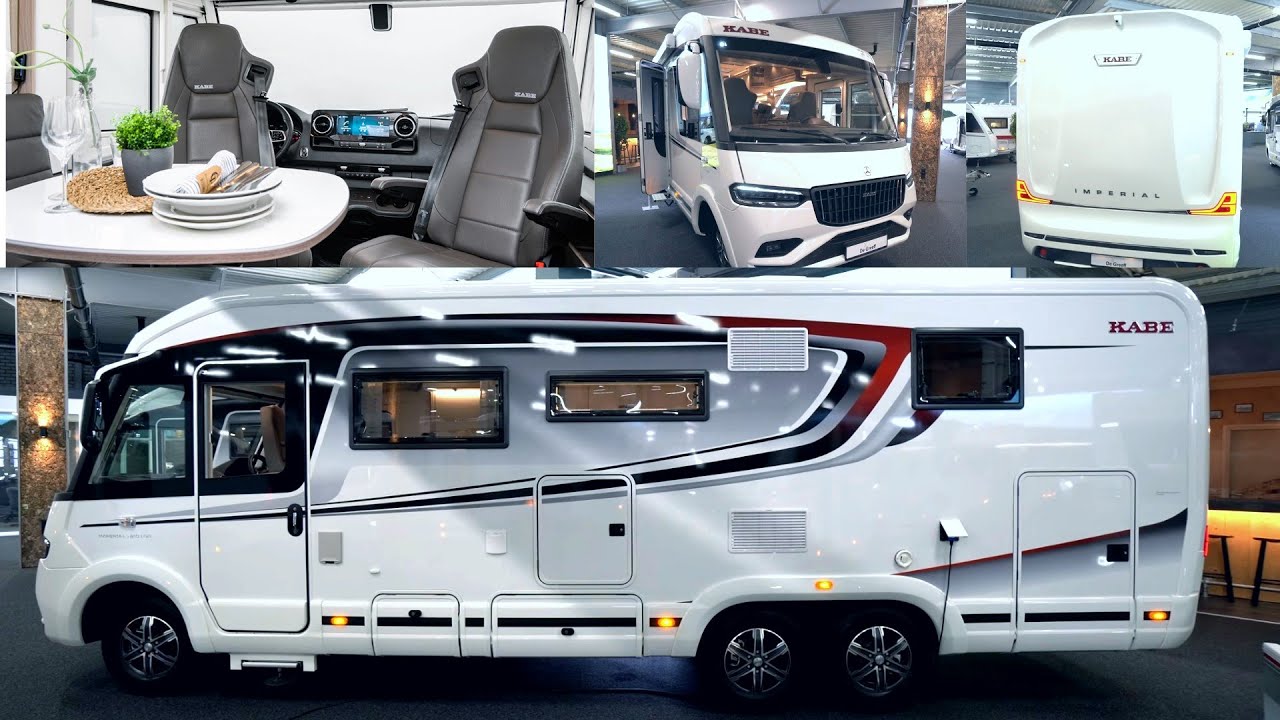 Nur 227.655 € Bis -50°C: Luxus Mercedes Wohnmobil Kabe Imperial I 810 LGB 2022/2023. Alde. Hubbett.