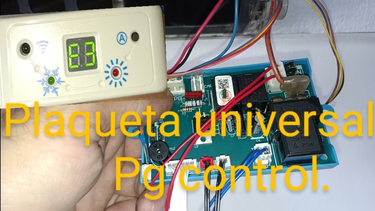 Plaqueta universal PG control. Aire acondicionado. E3.