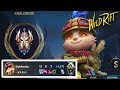 HOW I ACCIDENTALLY HARD CARRIED A CHALLENGER MATCH WITH TEEMO