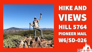 Hike and View from Hill 5764 near Mt Laguna/Pioneer Mail W6/SD-026