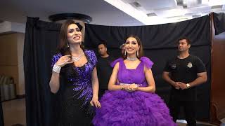 Backstage Miss Pakistan 2023 with Areej Chaudhary