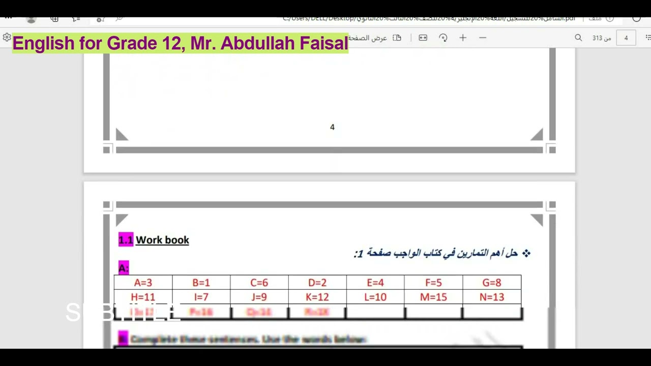شرح دروس اللغة الإنجليزية ثالث ثانوي-الوحدة 1- الدرس 1 Shapes Coverings and Materials