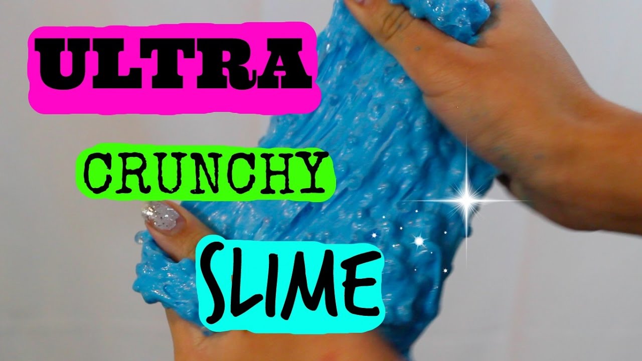 SUPER CRUNCHY SLIME !!!