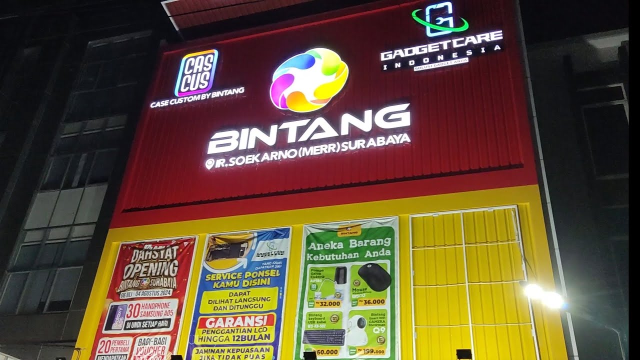 Toko Bintang Aksesoris Handphone Surabaya Merr