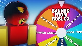 THE MOST DANGEROUS SPIN THE WHEEL ON ROBLOX...