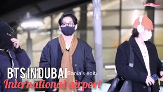 Bts Makes First Overseas Trip Together In Years All Seven Members Depart For Dubai