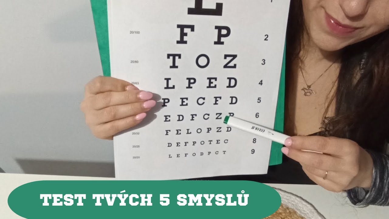 Test tvých 5 smyslů 👀👂👃 👅🤝 | ASMR CZ| #asmr #mouthwhisper #relaxing #satisfying